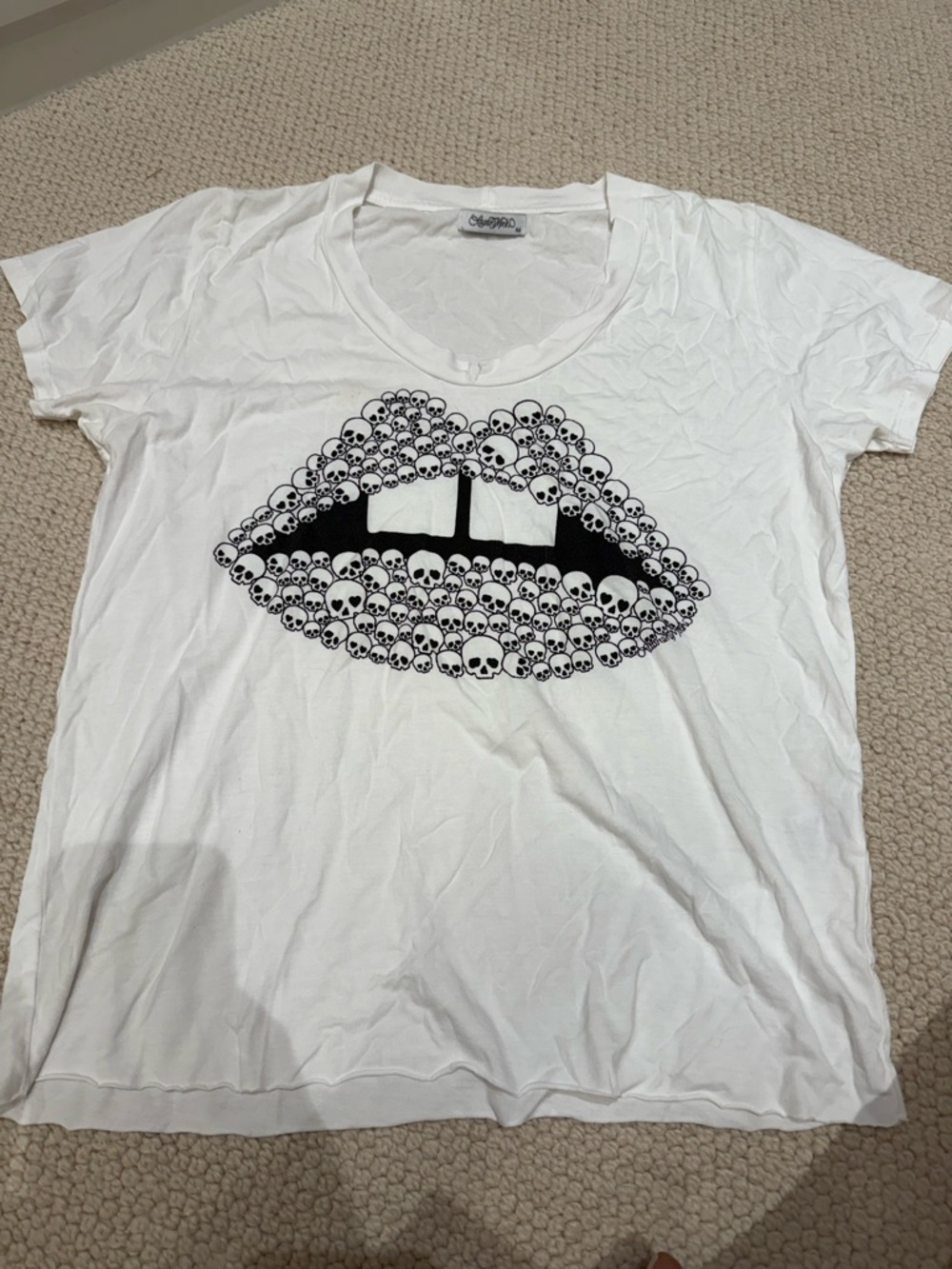 Lauren Moshi skull Tshirt